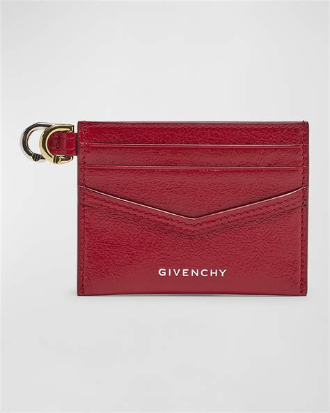 givenchy vertical card case|Voyou card holder in leather .